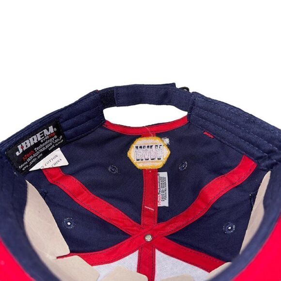 JBrem Atlanta Braves Sunglass Brim Strap Back Baseball Hat Adjustable OS - Picture 7 of 9